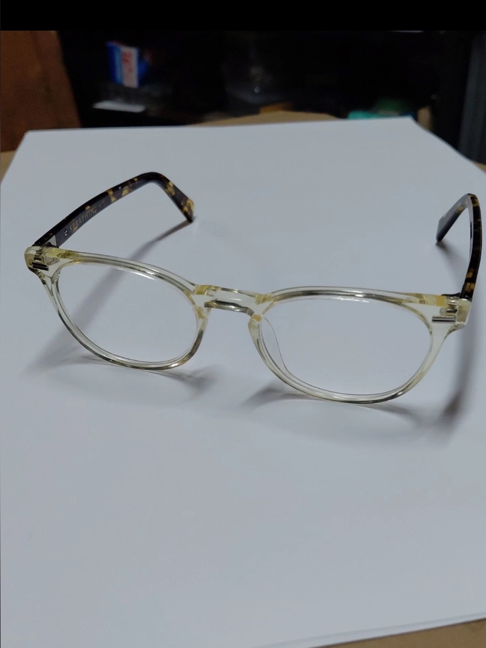 Seraphin Eyeglasses Bennett/8903 Antique Crystal/Tortoise 50[]20 145 Handmade